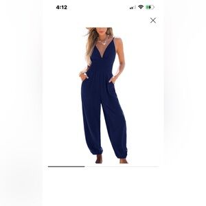 CUPSHE Black Jumpsuit
